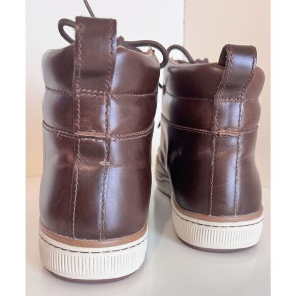 Clarks Norsen Mid Leatherback Boot FauxFur Lining British Tan 13 Academia 48-08 main image 4